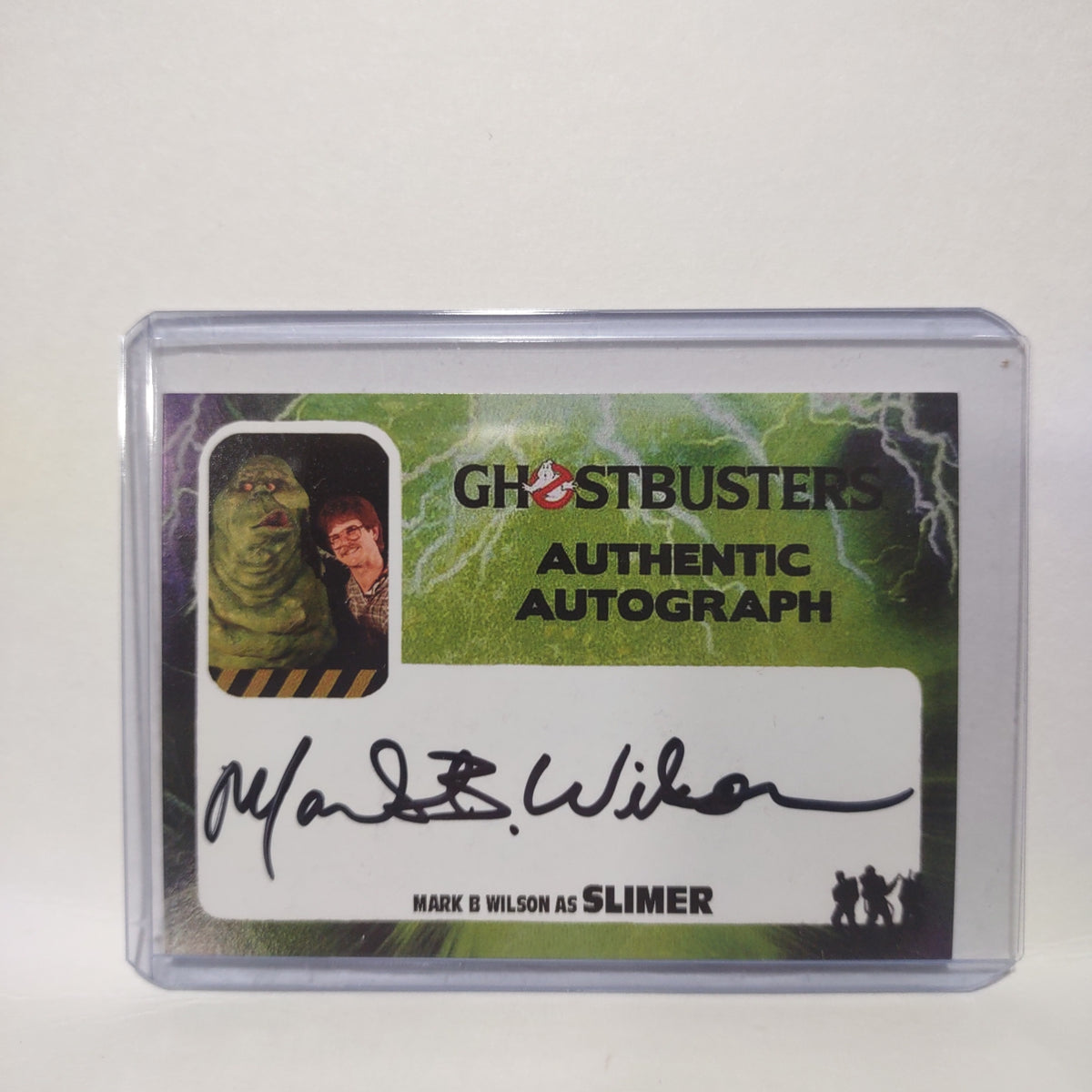 Autographed Mark B Wilson "Slimer" Custom Limited Edition Ghostbusters ...